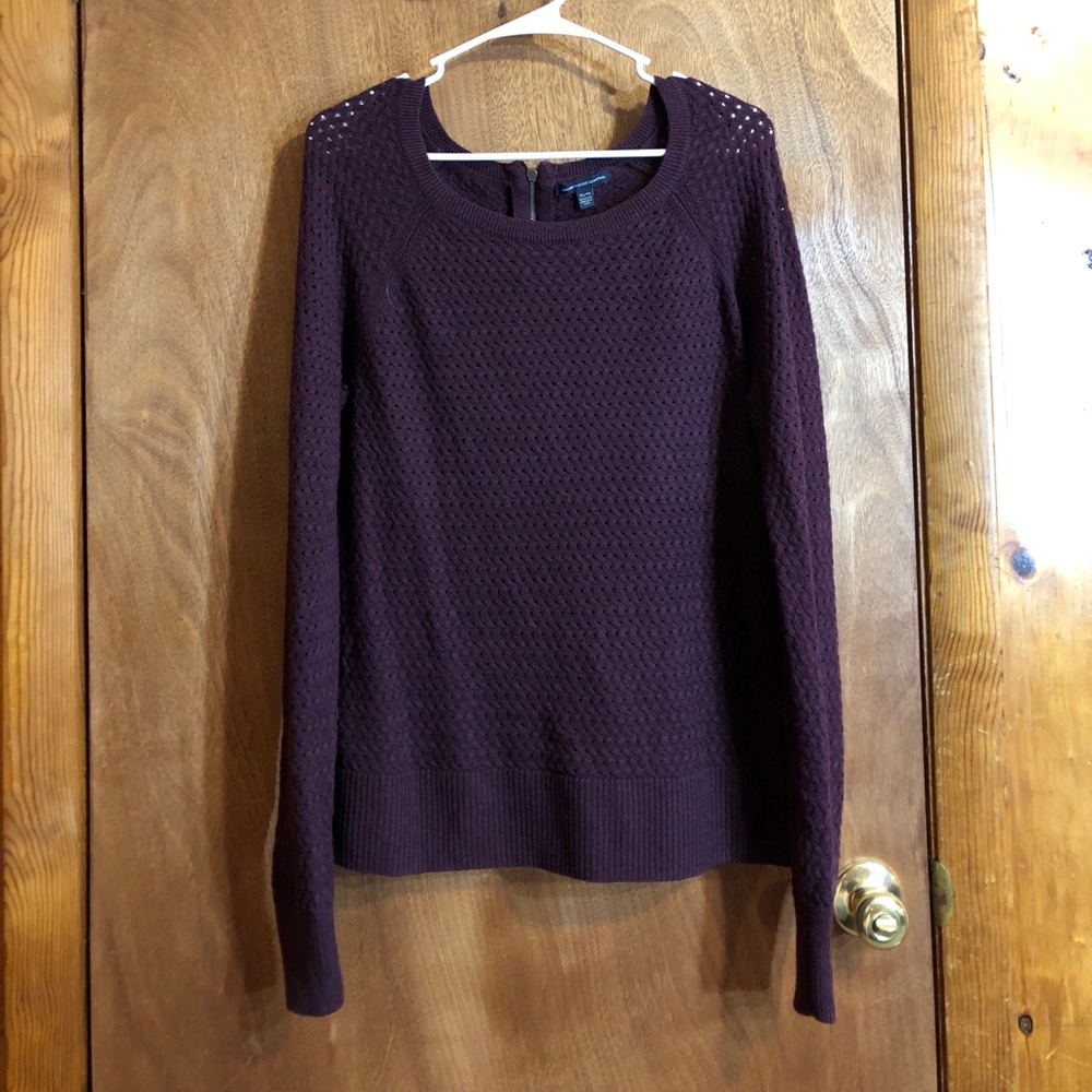 American Eagle sweater XL deep purple/wine